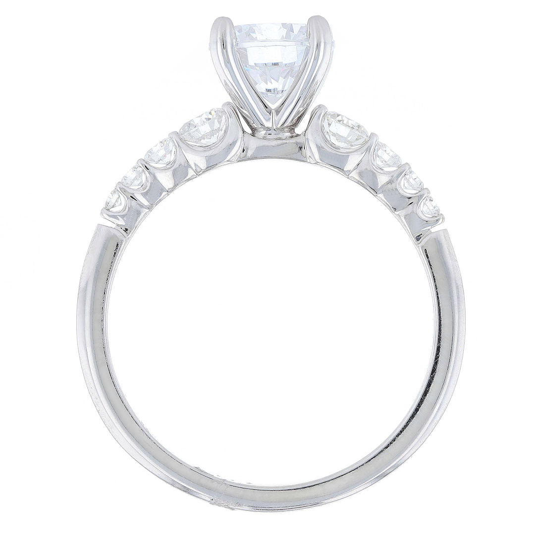 Graduated Diamond Engagement Ring