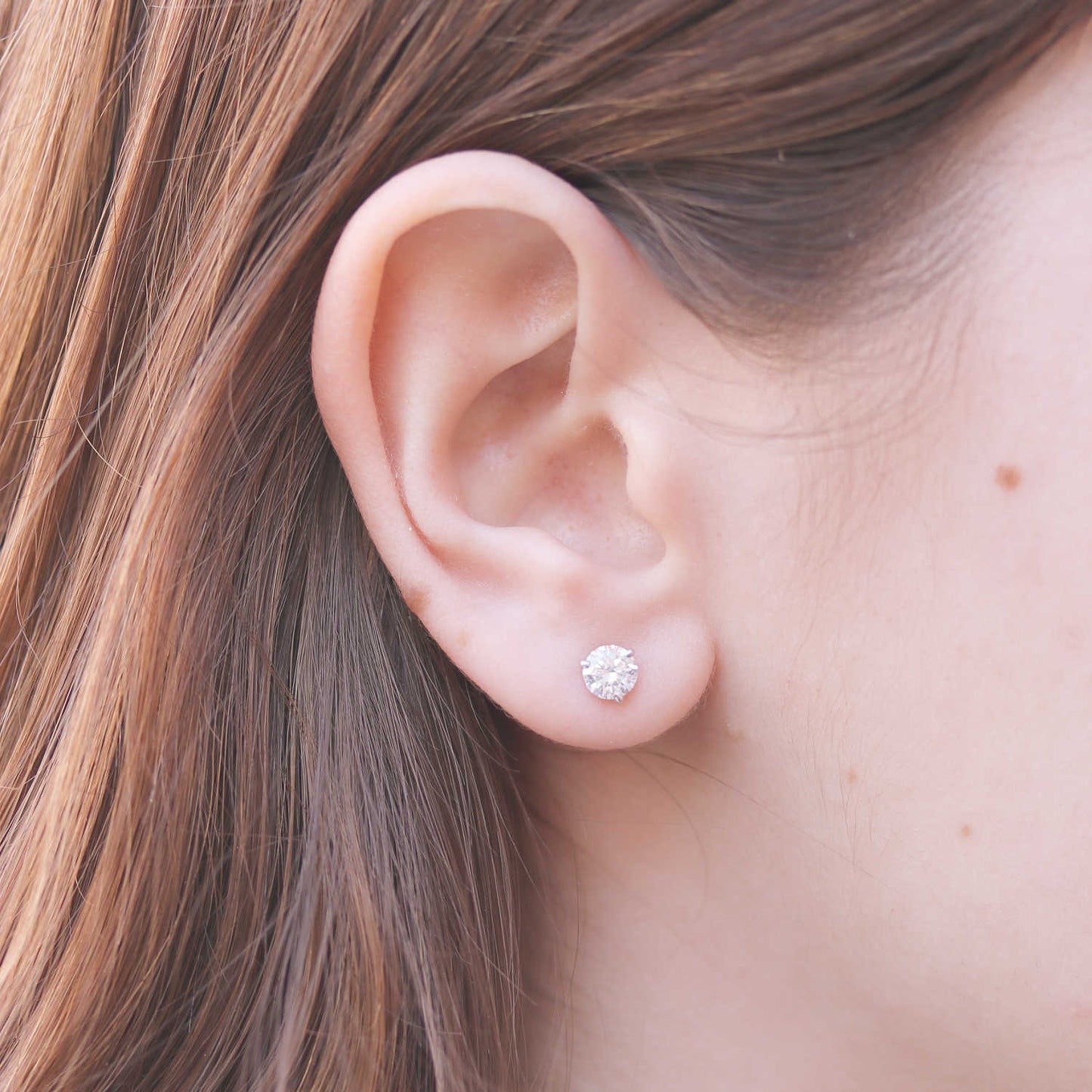 1.0 Carat Lab Grown Diamond Studs