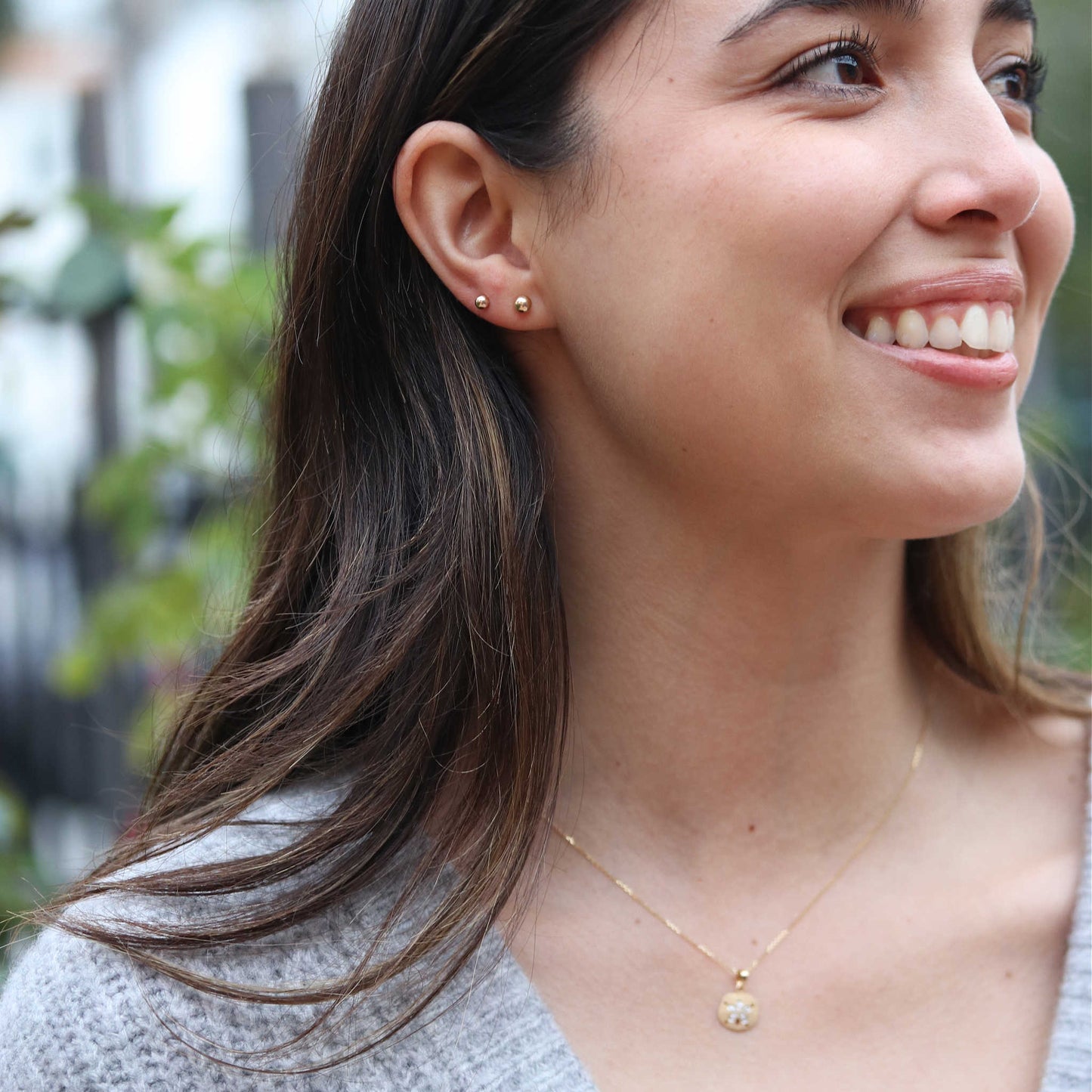 Petite Diamond Sand Dollar Pendant