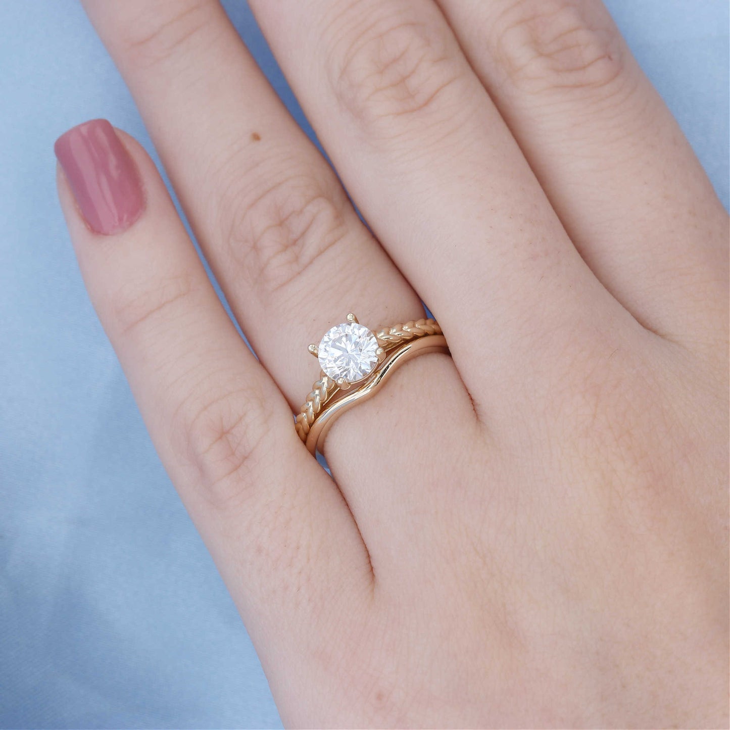 Yellow Gold Contour Band