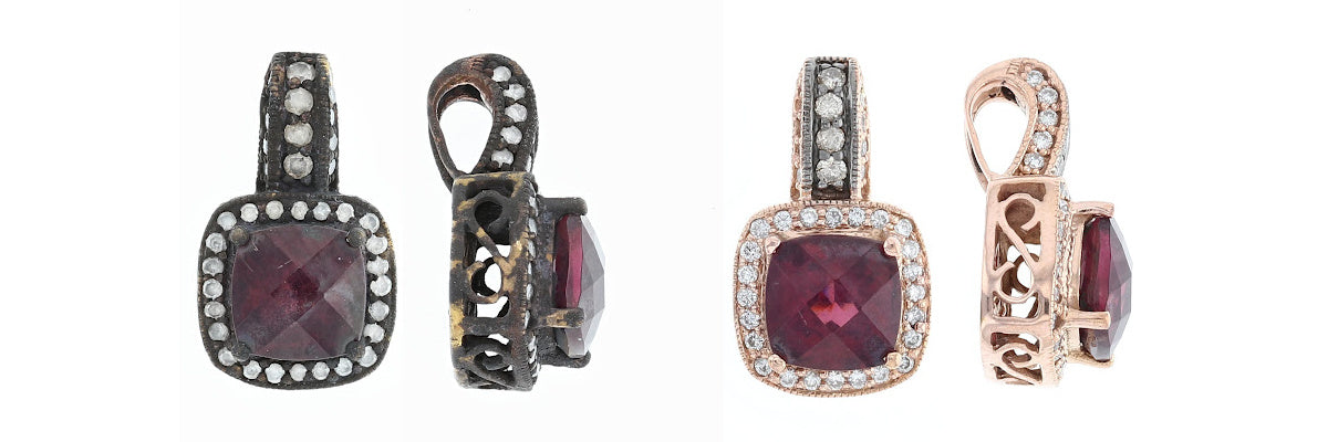 restoration of a fire damaged pendant