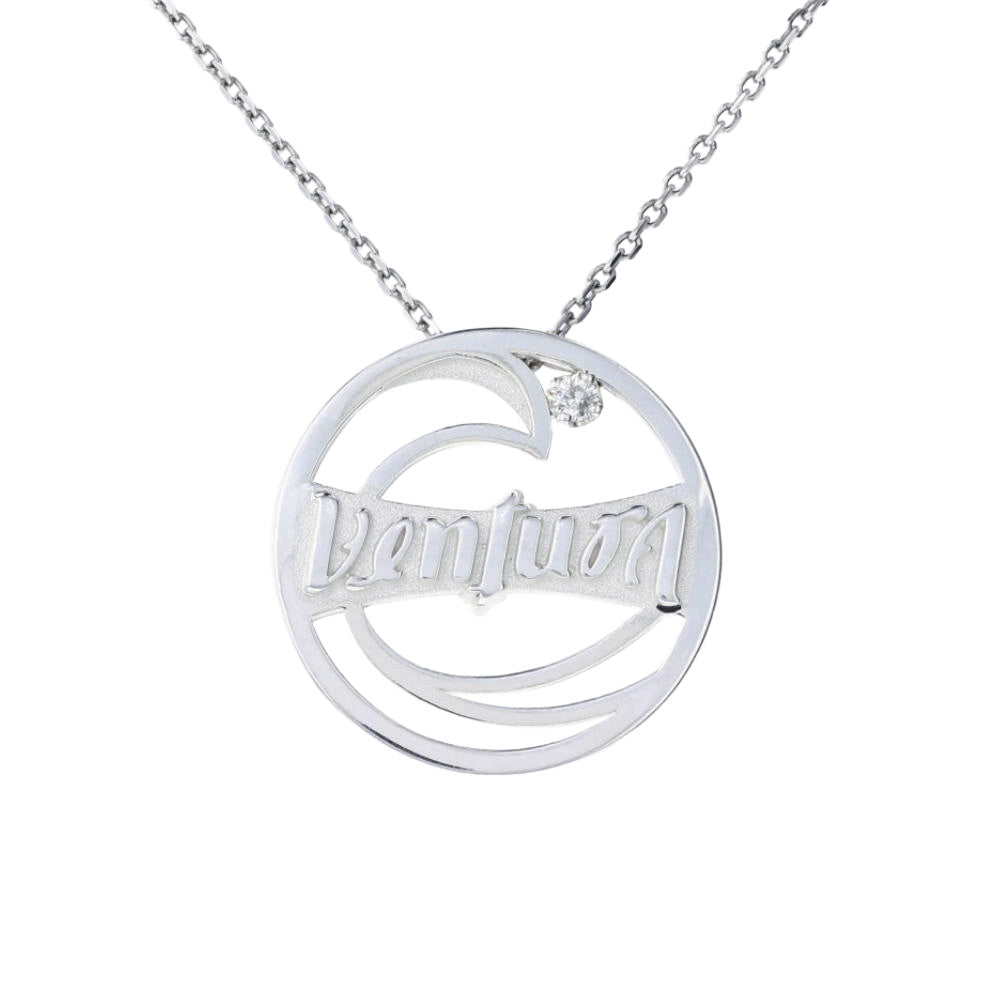 Ventura Wave Diamond Necklace