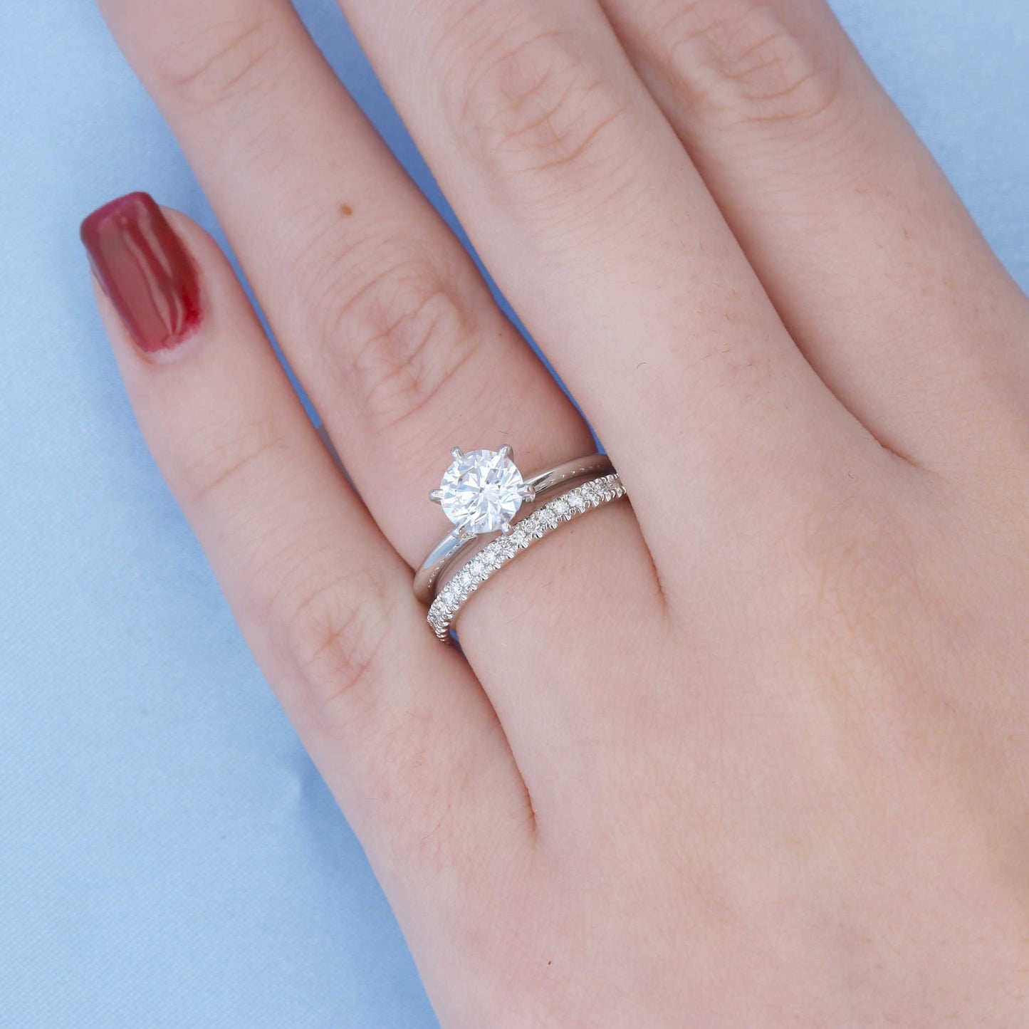 White Gold 1/5 Carat Diamond Band