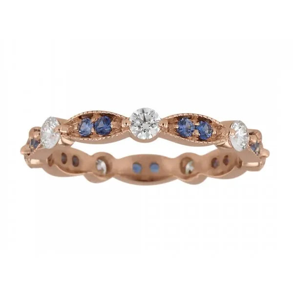 Sapphire and Diamond Band