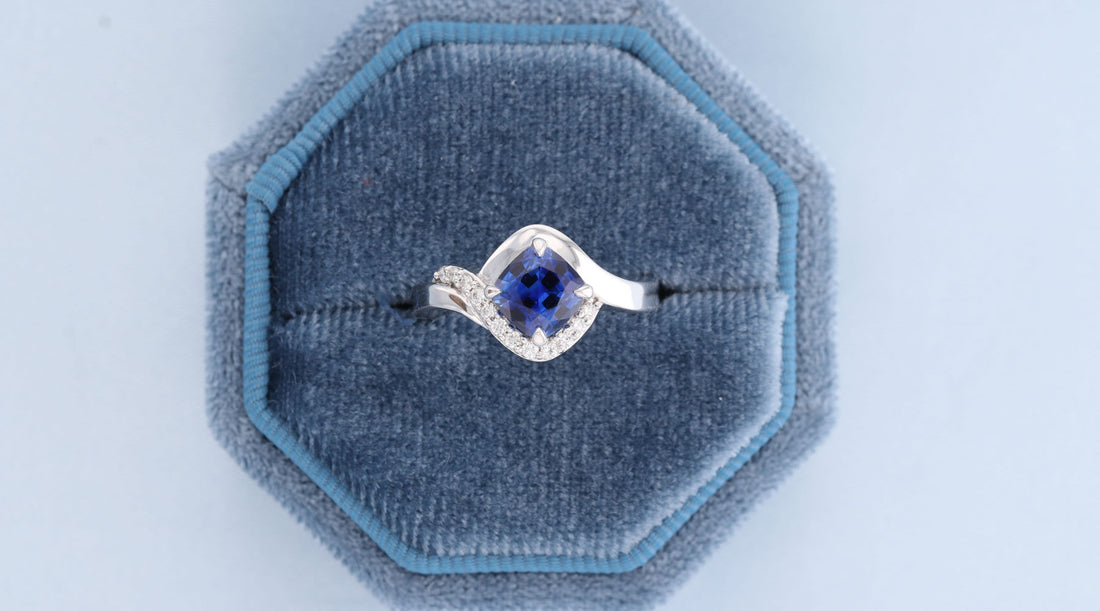 Natural Blue Sapphire Ring Kashmiri Sapphire India | Ubuy