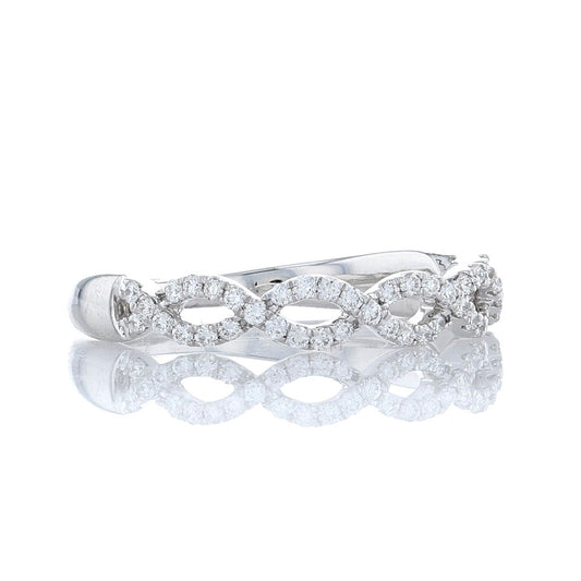 Open Diamond Twist Band