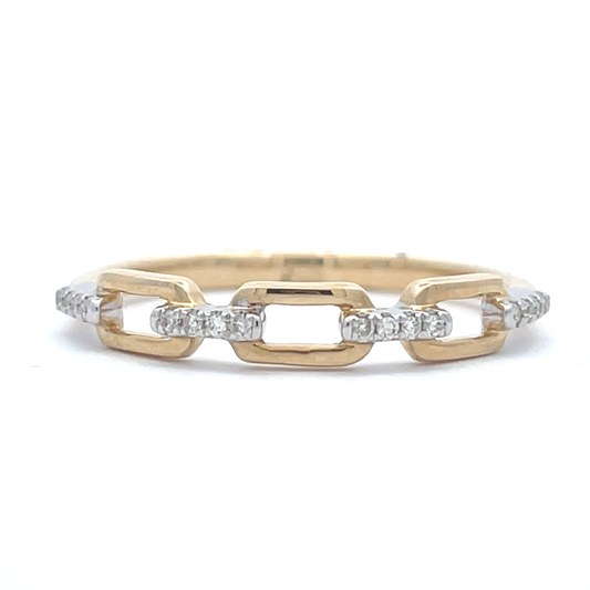 Diamond Link Ring
