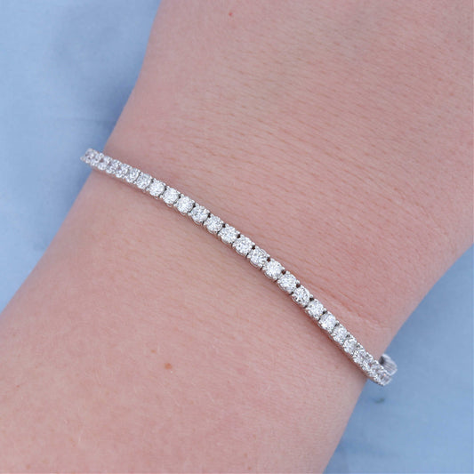 6.0 Carat Lab Diamond Tennis Bracelet