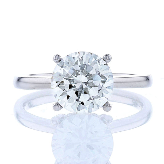 Peekaboo Diamond Crown Engagement Ring