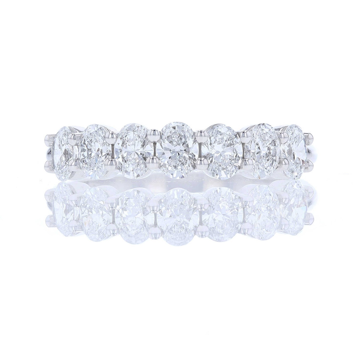 Oval Lab Diamond Band