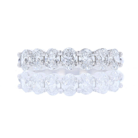 Oval Lab Diamond Band