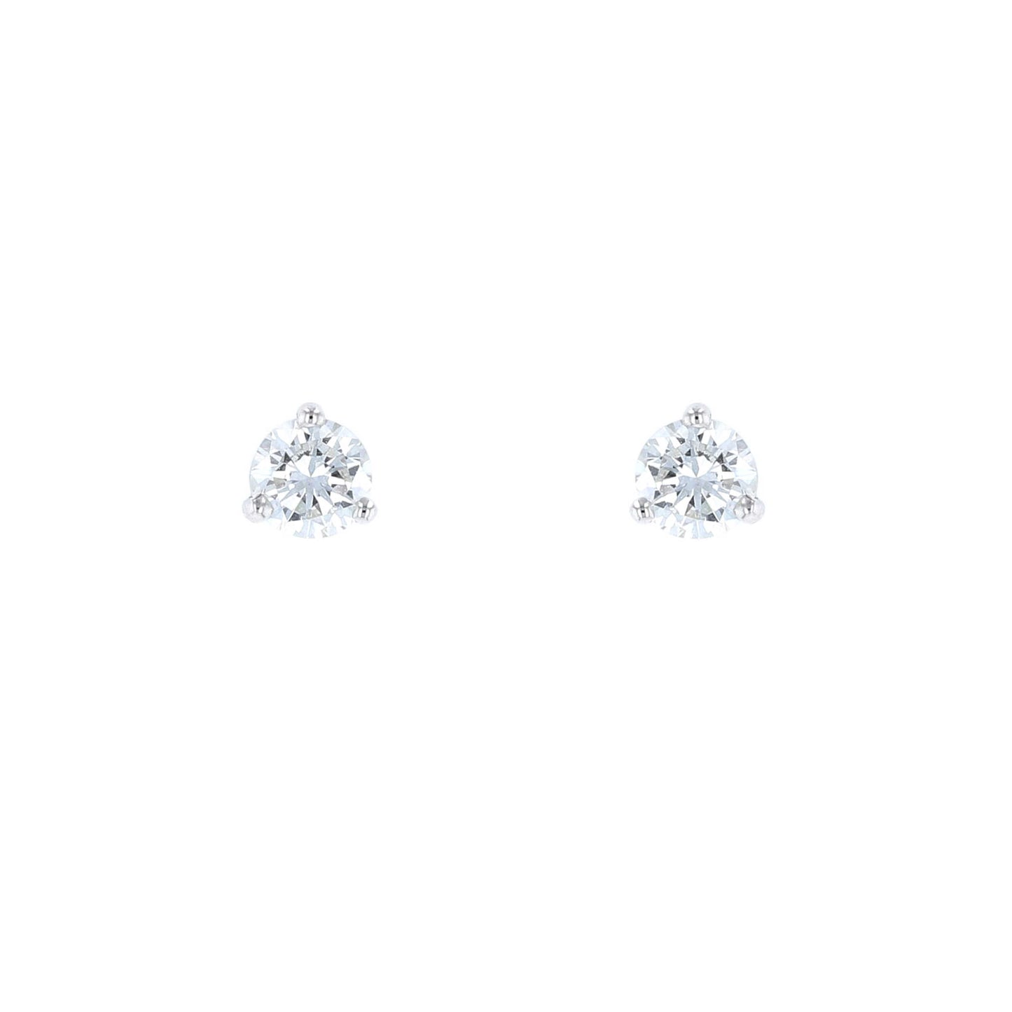 .34 - .39 carat Diamond Stud Earrings