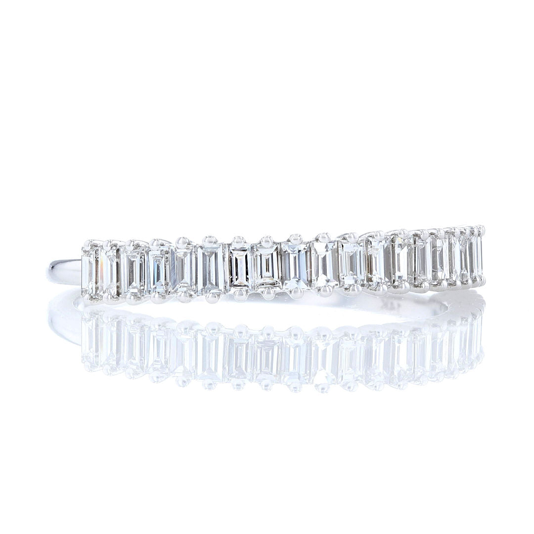 Vertical Baguette Diamond Band