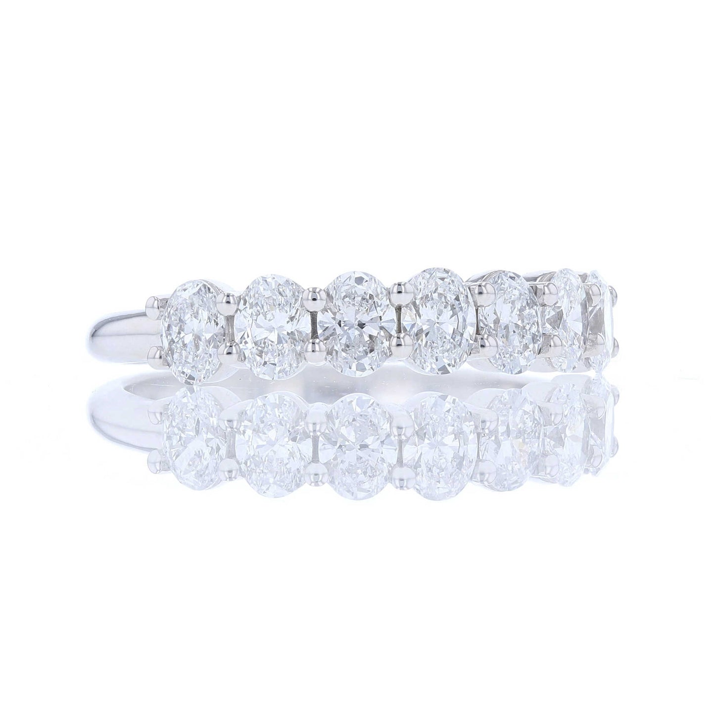 Oval Lab Diamond Band