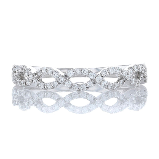 Open Diamond Twist Band