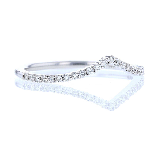 Diamond Chevron Contour Band