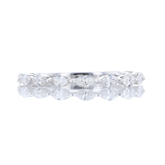 Marquise Floating Diamond Band