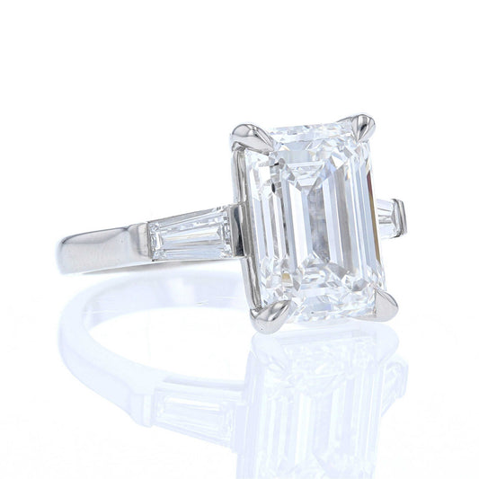 Platinum 3 Stone Diamond Engagement Ring