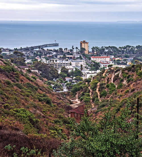 Costal View of Ventura Botanical Gardens
