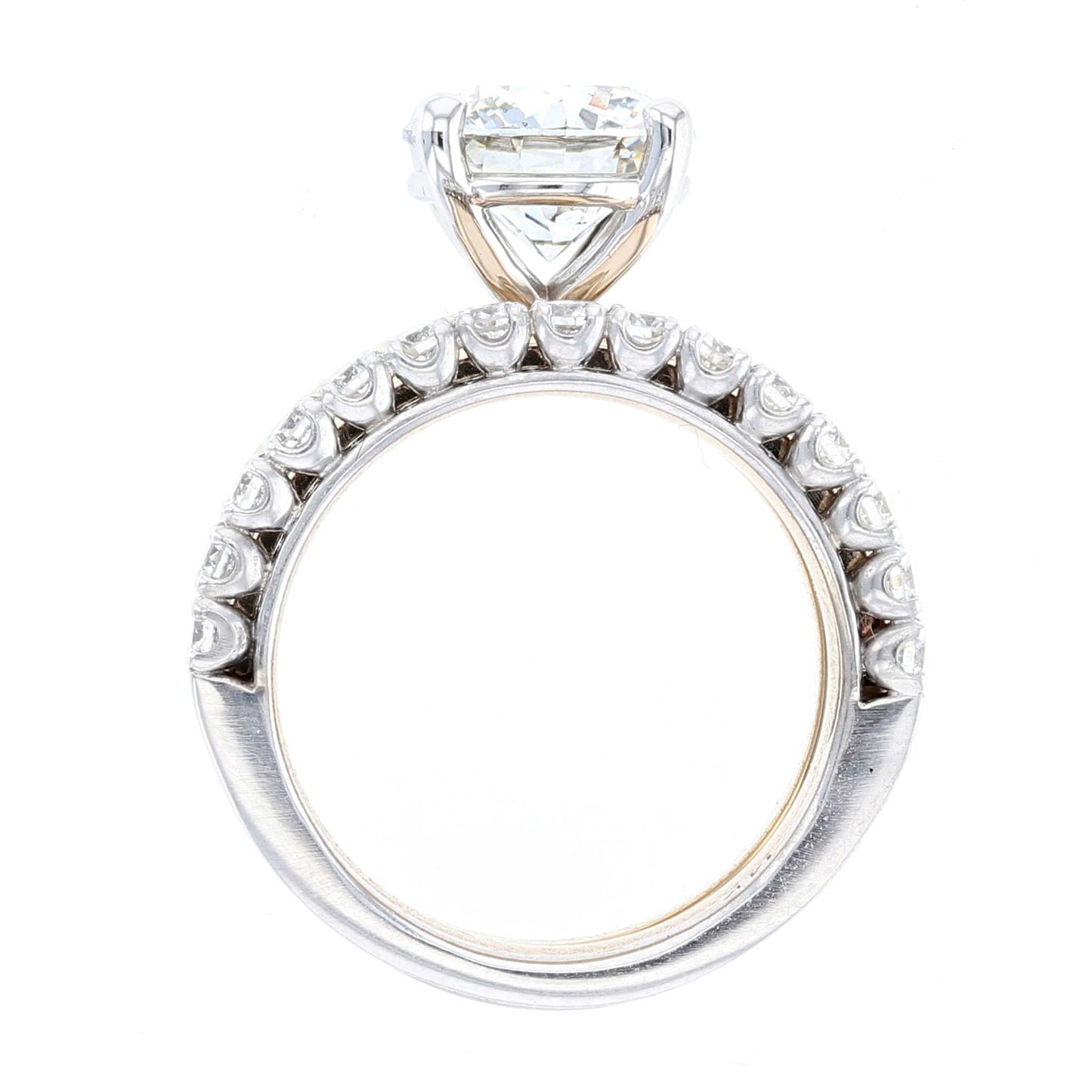 Round Diamond Solitaire Wedding Ring Set
