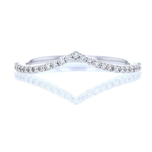 Diamond Chevron Contour Band