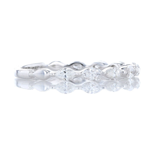 Marquise Floating Diamond Band