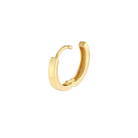 Yellow Gold Huggie Hoop Earrings