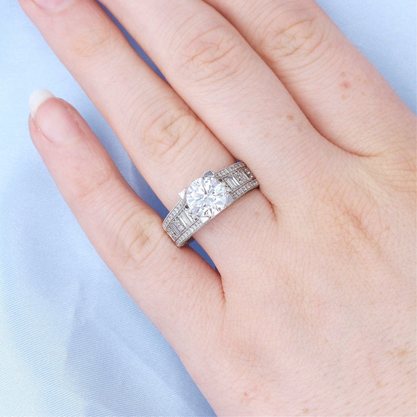 Bold Surprise Diamond Baguette Ring