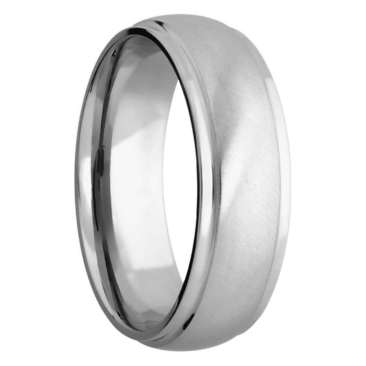 Cobalt Chrome Satin Wedding Band