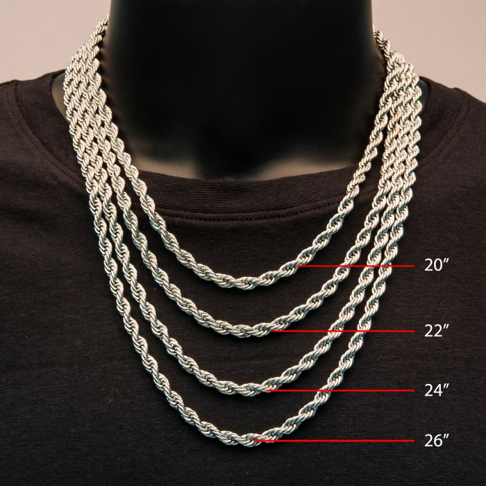 Steel 6mm Rope Chain