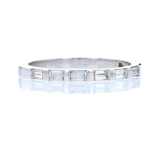 1/2 Carat Diamond East West Baguette Band