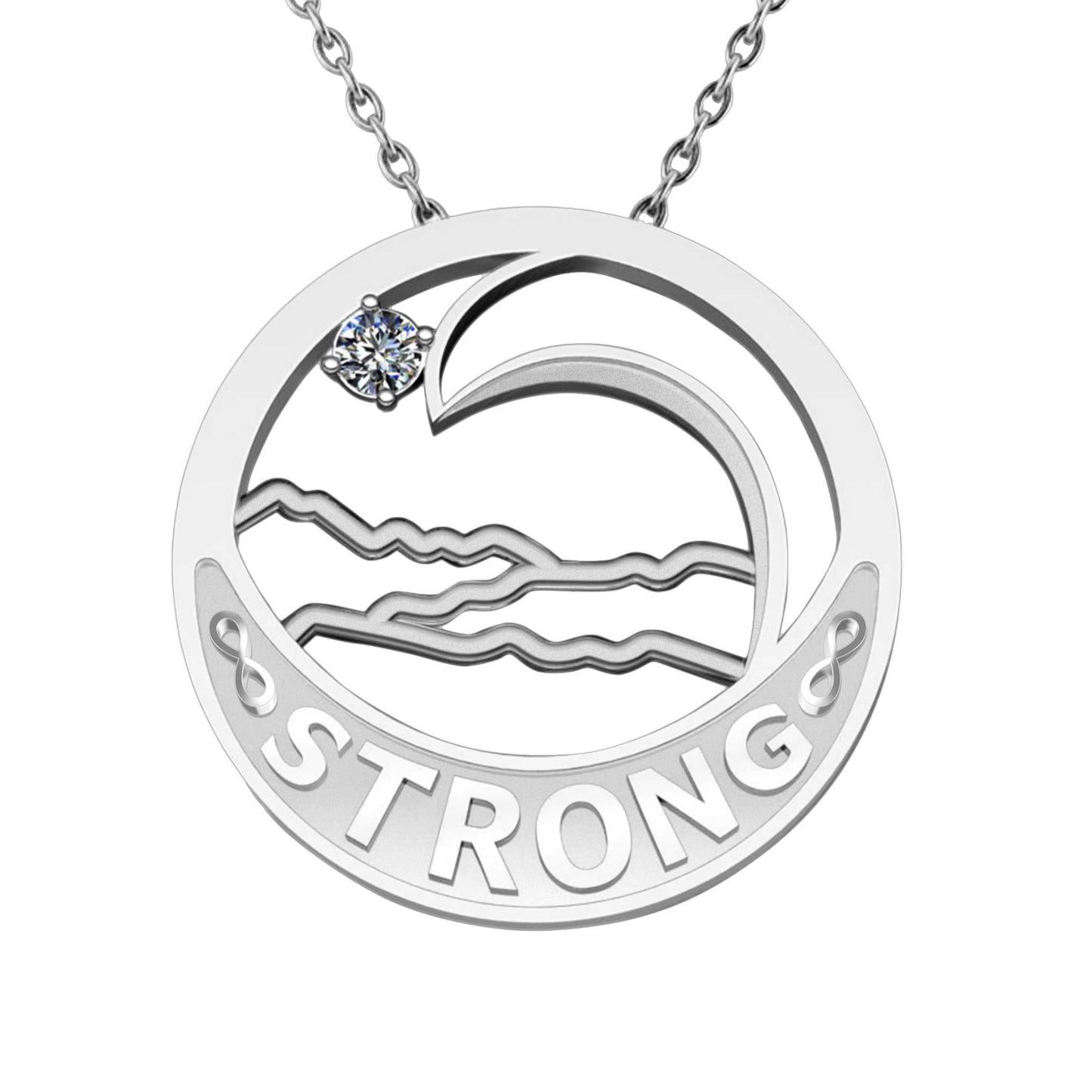 Socal Strong Diamond Necklace