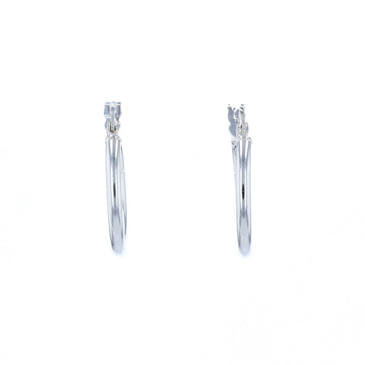 20 mm Sterling Silver Hoop Earrings
