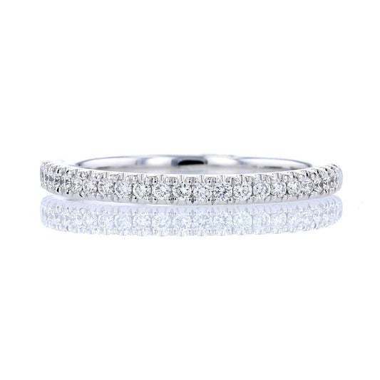 White Gold 1/5 Carat Diamond Band