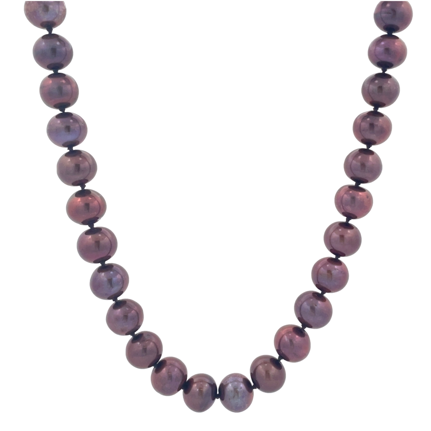 Sterling Silver Chocolate Pearl Strand