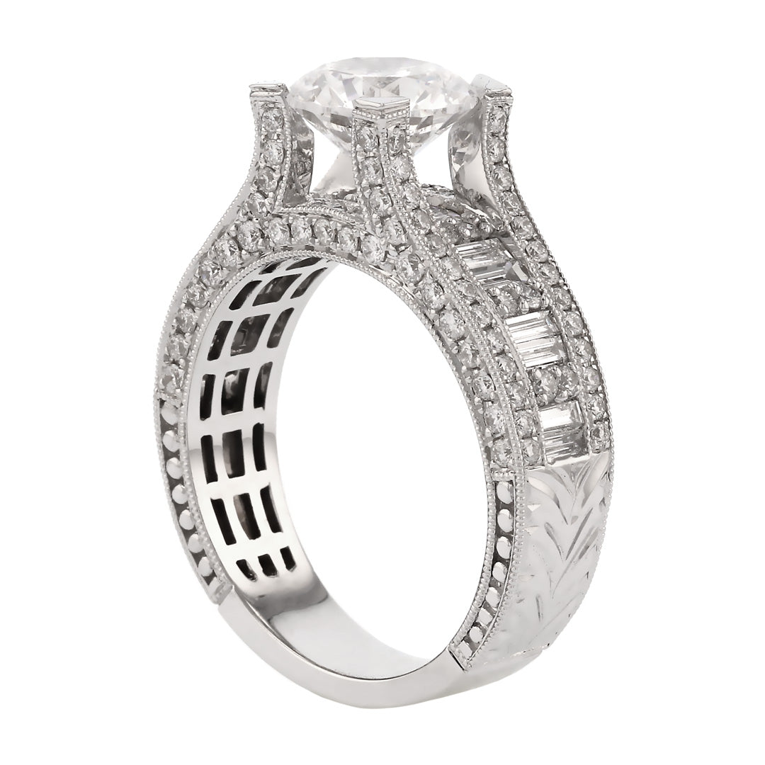 Bold Surprise Diamond Baguette Ring