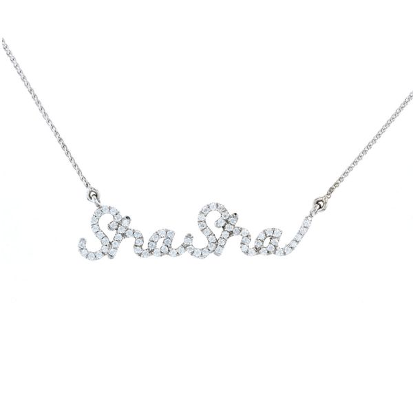 Cursive "ShaSha" Nameplate Necklace