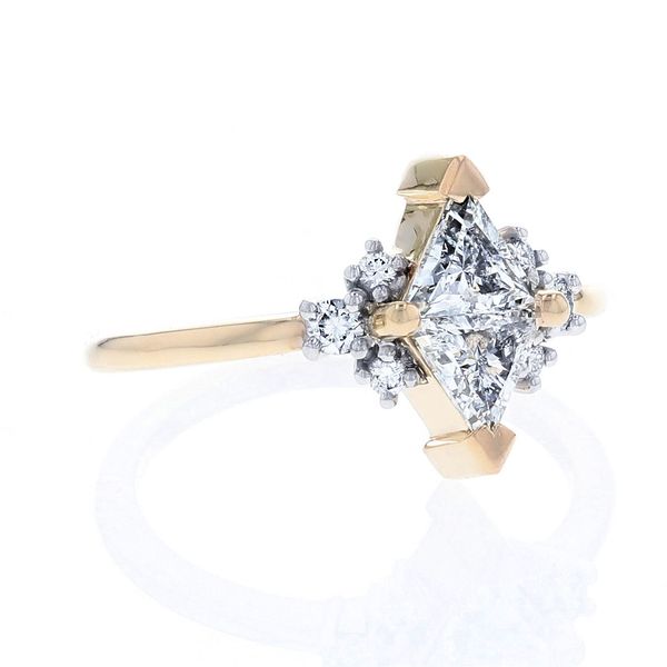 Luna Triangle Diamond Ring | Fox Fine Jewelry