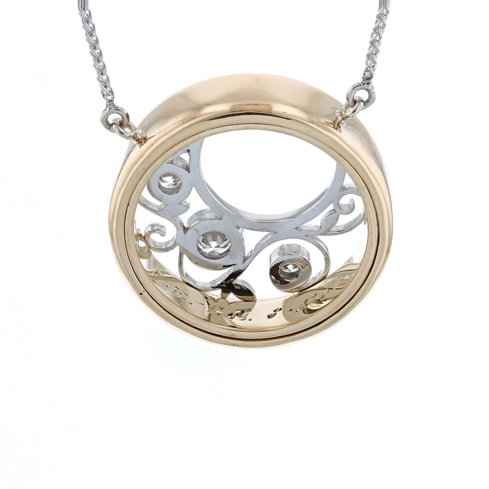 Widow's Memorial Necklace with Husband's Ring