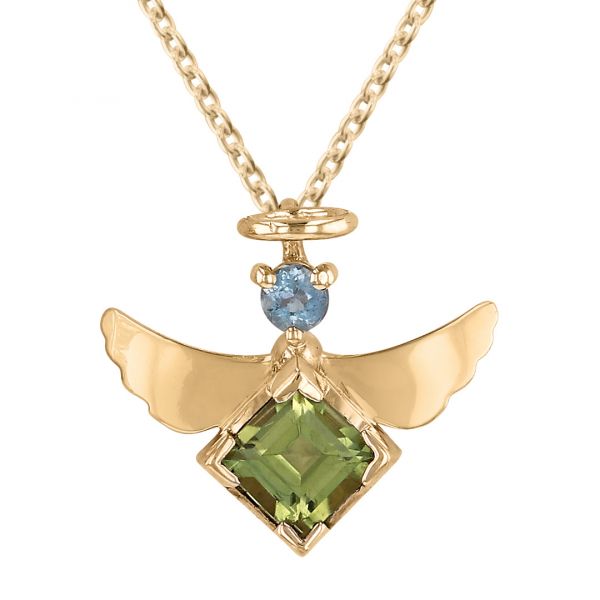 Angelic keepsake pendant