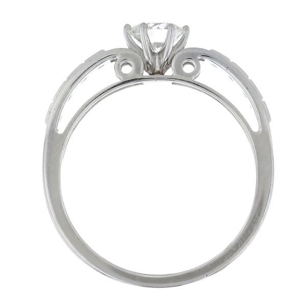 Antique Platinum Engagement Ring