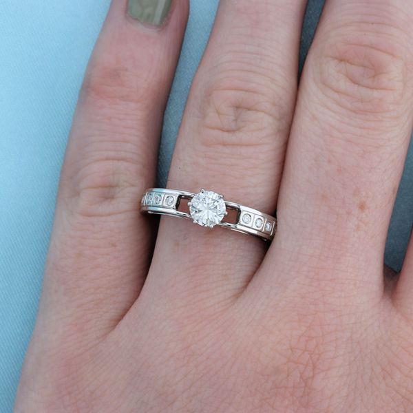 Antique Platinum Engagement Ring